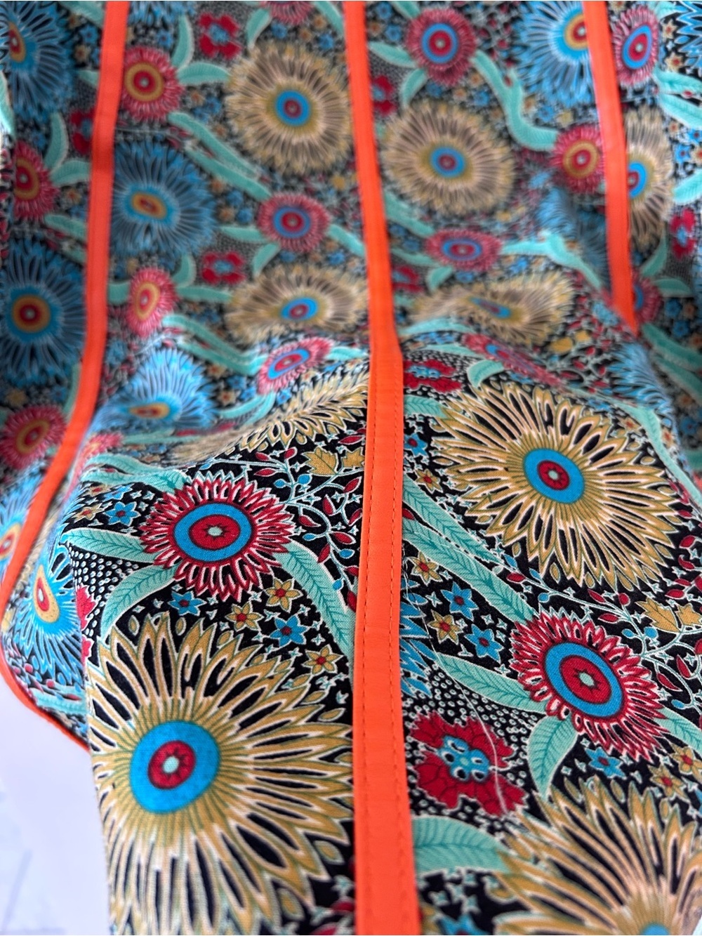 NUVULA Artsy Boho Colorful Lightweight Dress | Large - Picture 7 of 8